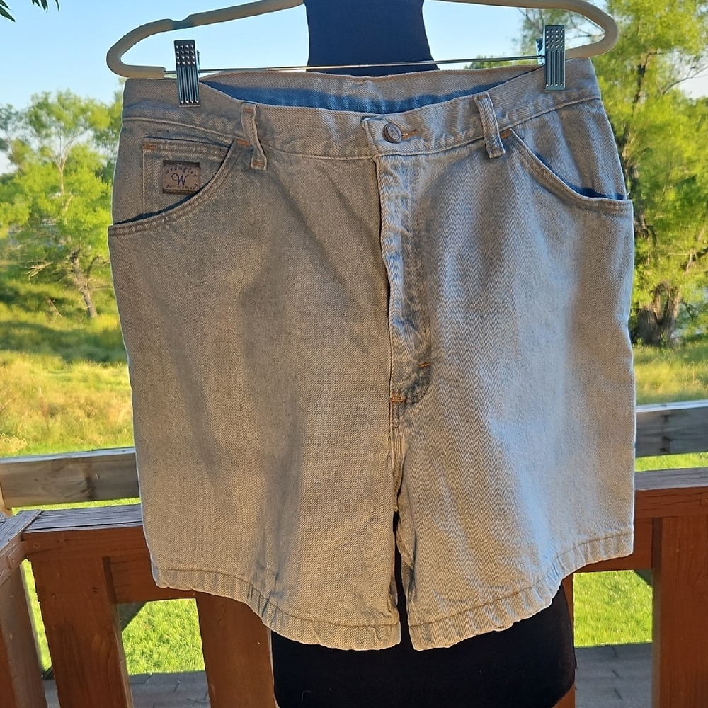 Calvin Klein Blue Jean Shorts Relaxed Fit